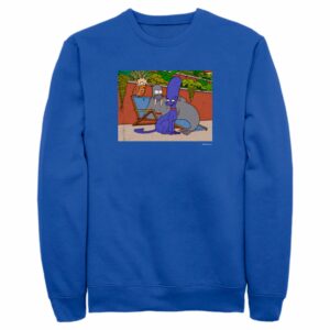 Men’s The Simpsons Treehouse of Horrors Animals Scene Sweatshirt