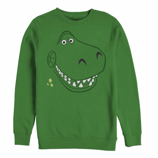 Men’s Toy Story Grinning Rex Face Sweatshirt