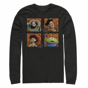 Men’s Toy Story Halloween Character Cobweb Long Sleeve Shirt