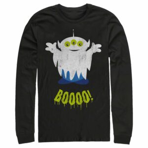 Men’s Toy Story Halloween Squeeze Alien Ghost Long Sleeve Shirt