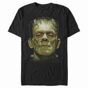 Men’s Universal Monsters Big Frankenstein’s Creature Head T-Shirt