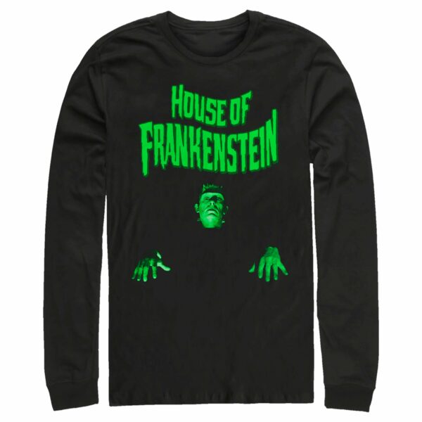 Men’s Universal Monsters House of Frankenstein Creation Long Sleeve Shirt