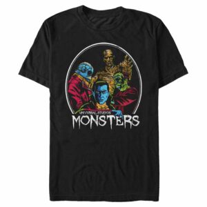 Men’s Universal Monsters In Circle Frame T-Shirt