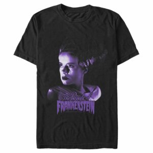 Men’s Universal Monsters The Bride of Frankenstein Logo T-Shirt