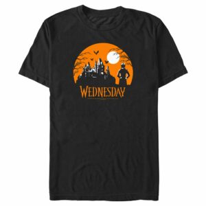 Men’s Wednesday Halloween Haunted House T-Shirt