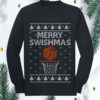 Merry Swishmas Basketball Sweatshirt