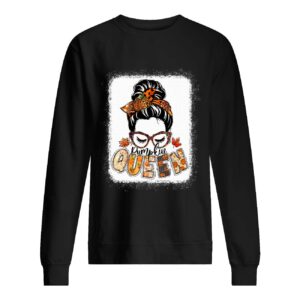 Messy Bun Pumpkin Queen Sweatshirt 1