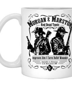 Morgan Marston Red Dead Tonic Mug Shirt Sweatshirt Long Sleeve Hoodie Tank Mug 1