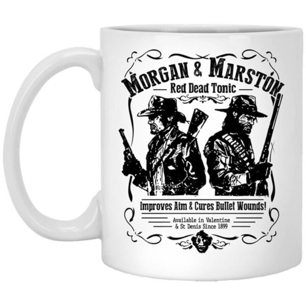 Morgan & Marston Red Dead Tonic Mug Shirt Sweatshirt Long Sleeve Hoodie Tank Mug