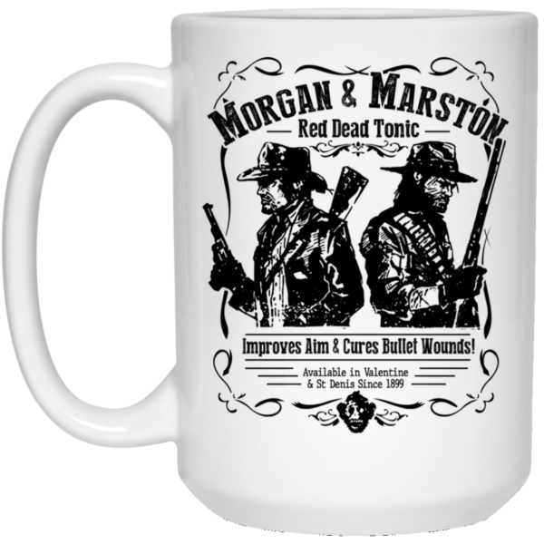 Morgan & Marston Red Dead Tonic Mug Shirt Sweatshirt Long Sleeve Hoodie Tank Mug