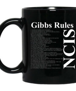 NCIS Gibbs Rules Mug Shirt Sweatshirt Long Sleeve Hoodie Tank Mug 1