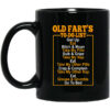 Old Fart’s To Do List Mug Shirt Sweatshirt Long Sleeve Hoodie Tank Mug