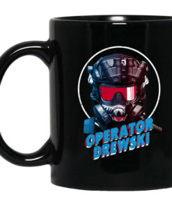 Operator Drewski Cartoon Mug Shirt Sweatshirt Long Sleeve Hoodie Tank Mug 1