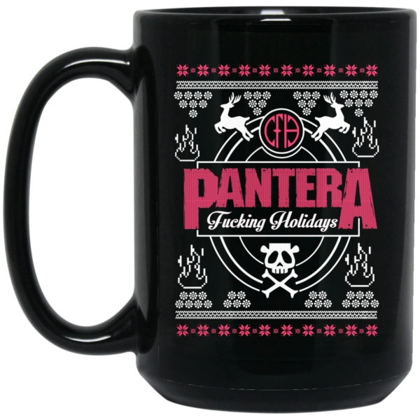 Pantera Fucking Holidays Christmas Mug Shirt Sweatshirt Long Sleeve Hoodie Tank Mug