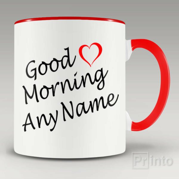 Personalised mug – Good Morning