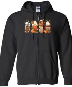 Pumpkin Coffee Fall Thanksgiving Sweatshirt 8