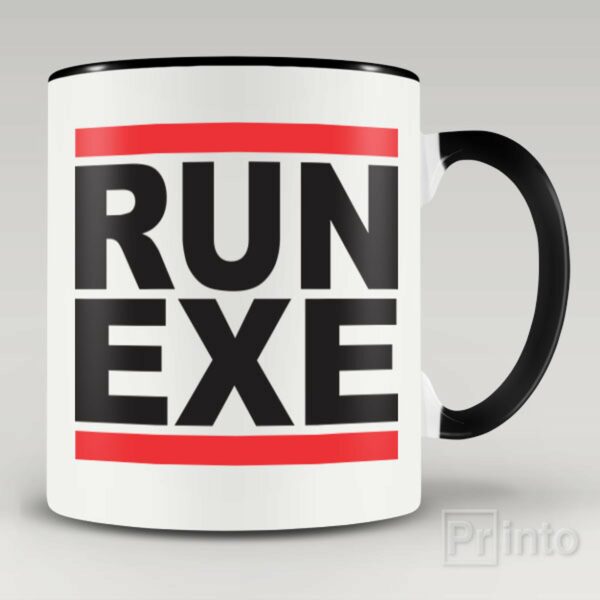 RUN EXE mug