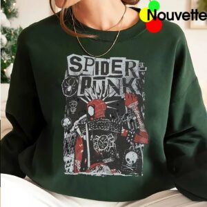 Retro Spider Punk Sweatshirt