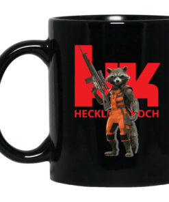 Rocket Raccoon HK Heckler and Koch Mug Shirt Sweatshirt Long Sleeve Hoodie Tank Mug 1