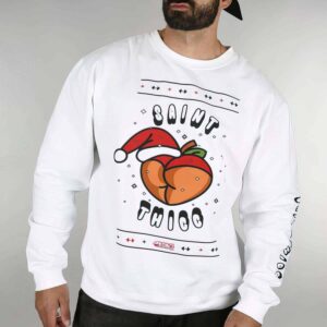 Saint Thicc Christmas Sweatshirt