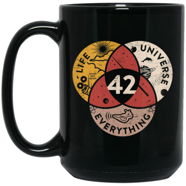 Science 42 Angel Number Life Universe Everything Number 42 Mug Shirt Sweatshirt Long Sleeve Hoodie Tank Mug