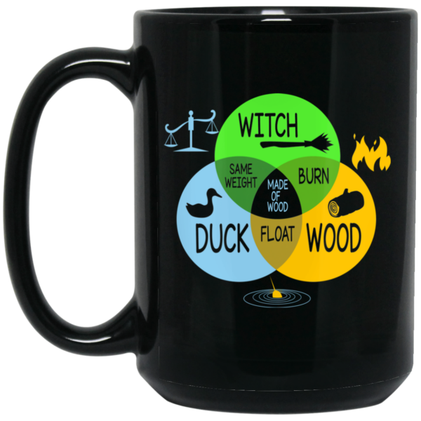 She’s A Witch – Monty Python Paradox Diagram Mug Shirt Sweatshirt Long Sleeve Hoodie Tank Mug