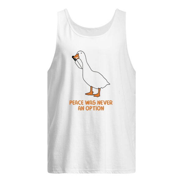 Silly Goose Peace Was Never An Option Sweatshirt