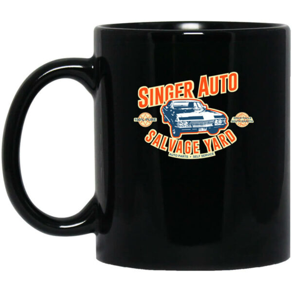 Singer Auto Salvage Yard Mug Shirt Sweatshirt Long Sleeve Hoodie Tank Mug