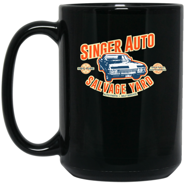 Singer Auto Salvage Yard Mug Shirt Sweatshirt Long Sleeve Hoodie Tank Mug