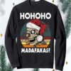 Skull Biker Death Skeleton Xmas Santa Claus Sweatshirt