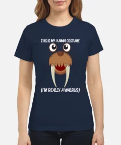 This Is My Human Costume IM Really A Walrus Sweatshirt 3