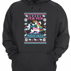 Unicorn Pew Pew Madafakas Christmas Sweatshirt