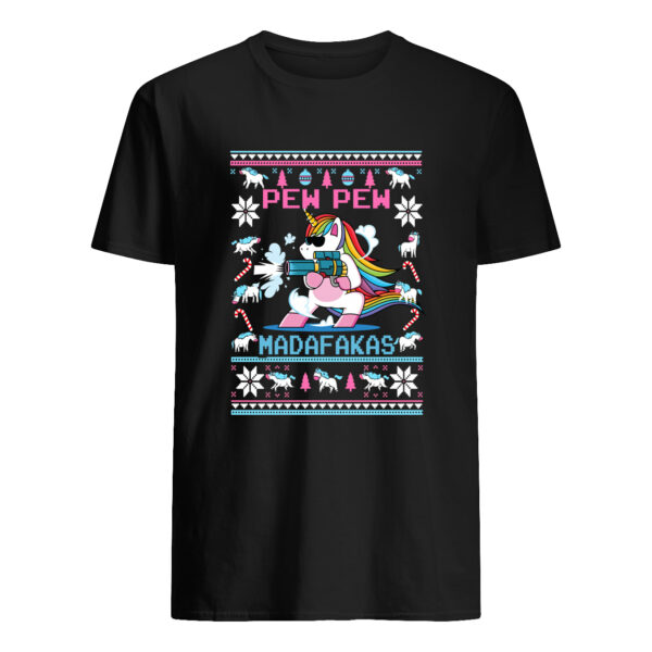 Unicorn Pew Pew Madafakas Christmas Sweatshirt