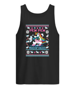 Unicorn Pew Pew Madafakas Christmas Sweatshirt 4