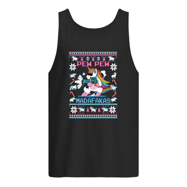 Unicorn Pew Pew Madafakas Christmas Sweatshirt