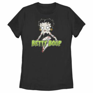 Women’s Betty Boop Halloween Zombie Logo T-Shirt