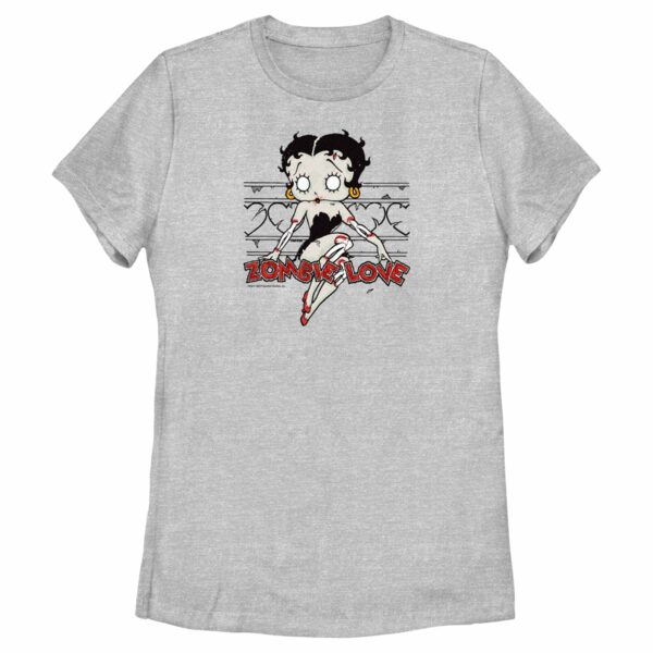 Women’s Betty Boop Halloween Zombie Love T-Shirt