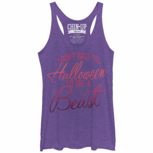 Women’s CHIN UP Halloween Beast Racerback Tank Top