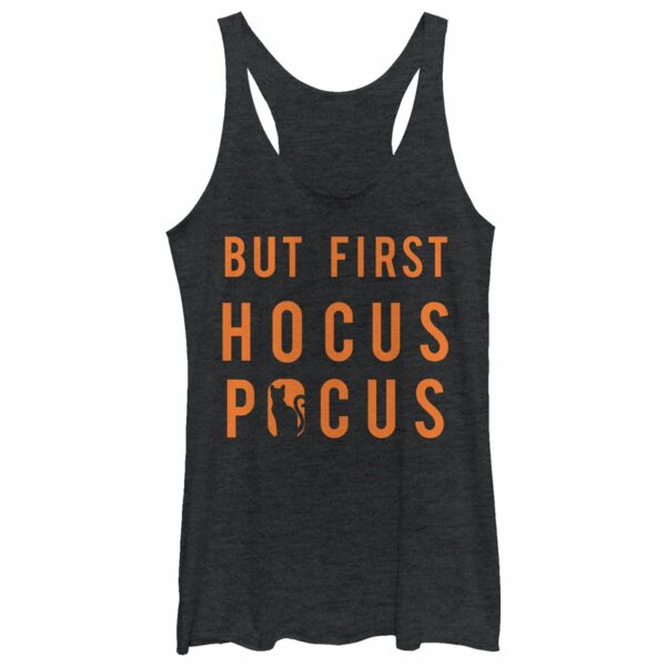 Women’s CHIN UP Halloween Cat Hocus Pocus Racerback Tank Top