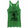 Women’s CHIN UP Halloween Creepin’ Real Zombie Racerback Tank Top