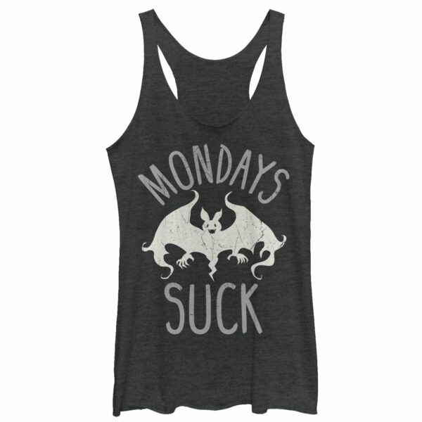 Women’s CHIN UP Halloween Monday Bat Racerback Tank Top