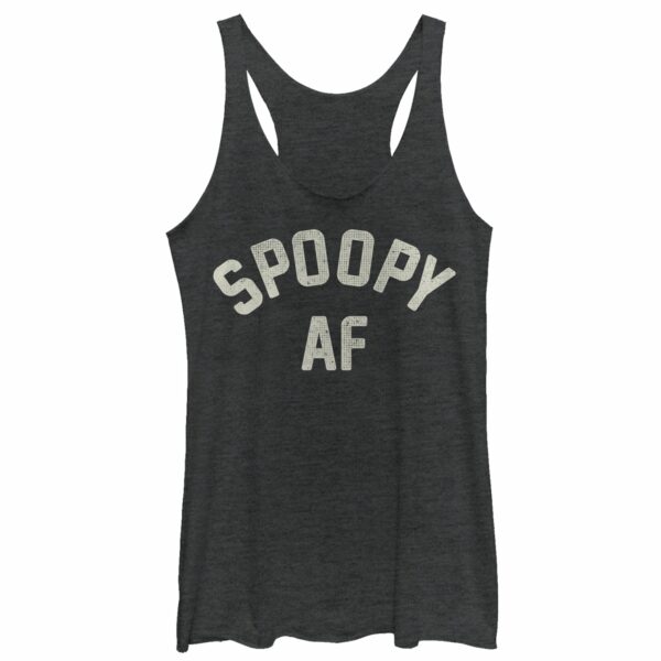 Women’s CHIN UP Halloween Spoopy AF Racerback Tank Top