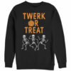 Women’s CHIN UP Halloween Twerk or Treat Skeleton Sweatshirt