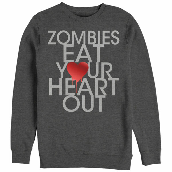 Women’s CHIN UP Halloween Zombies Eat Heart Out Sweatshirt