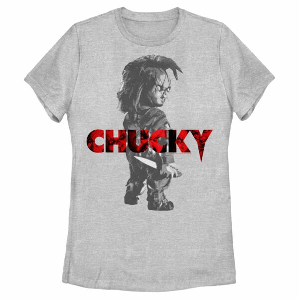 Women’s Child’s Play Black and White Portrait T-Shirt