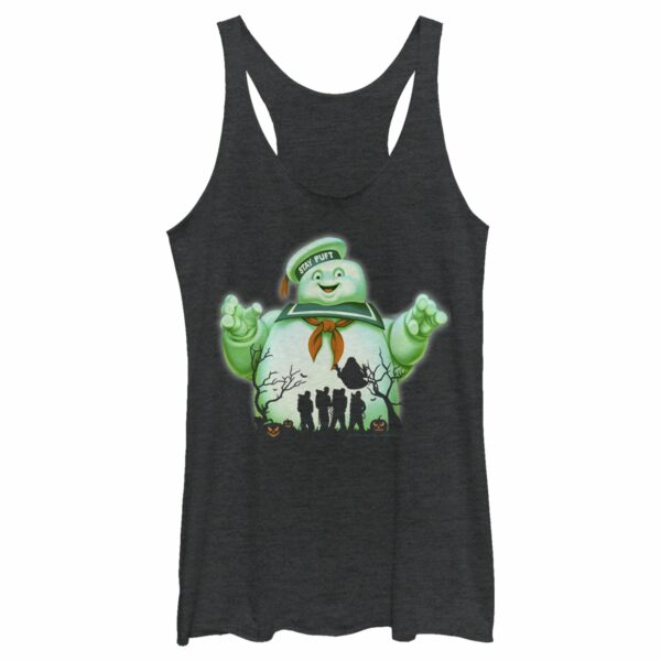 Women’s Ghostbusters Halloween Stay Puft Marshmallow Man Racerback Tank Top