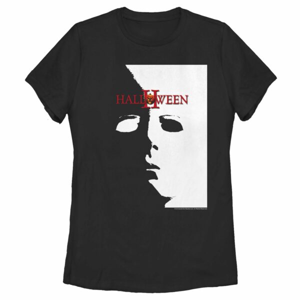 Women’s Halloween II Michael Myers Mask Poster T-Shirt