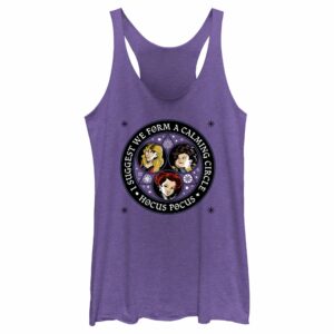 Women’s Hocus Pocus Calming Circle Racerback Tank Top