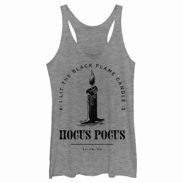 Women’s Hocus Pocus I Lit Flame Candle Racerback Tank Top