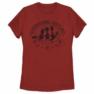 Women’s Hocus Pocus Sanderson Sisters Broom Silhouette T-Shirt